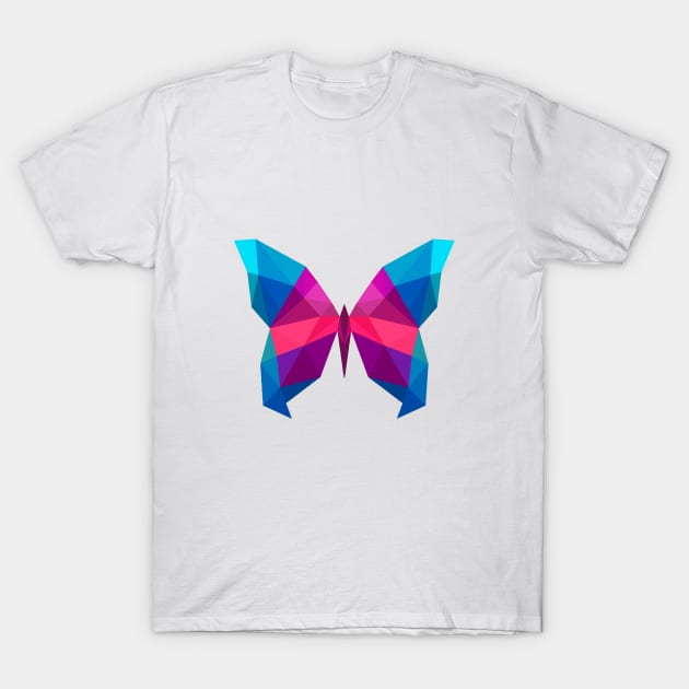 MINIMALIST LOW POLY BUTTERFLY T-Shirt by itsyaboifabian